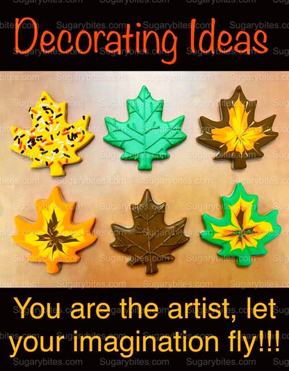 Fall Cookie Decorating Kit, Fall DIY Cookie Kit, ***INCLUDES 24 ITEMS*** (Large Cookies) … With 4 Icing Bags and Deluxe Sprinkles!