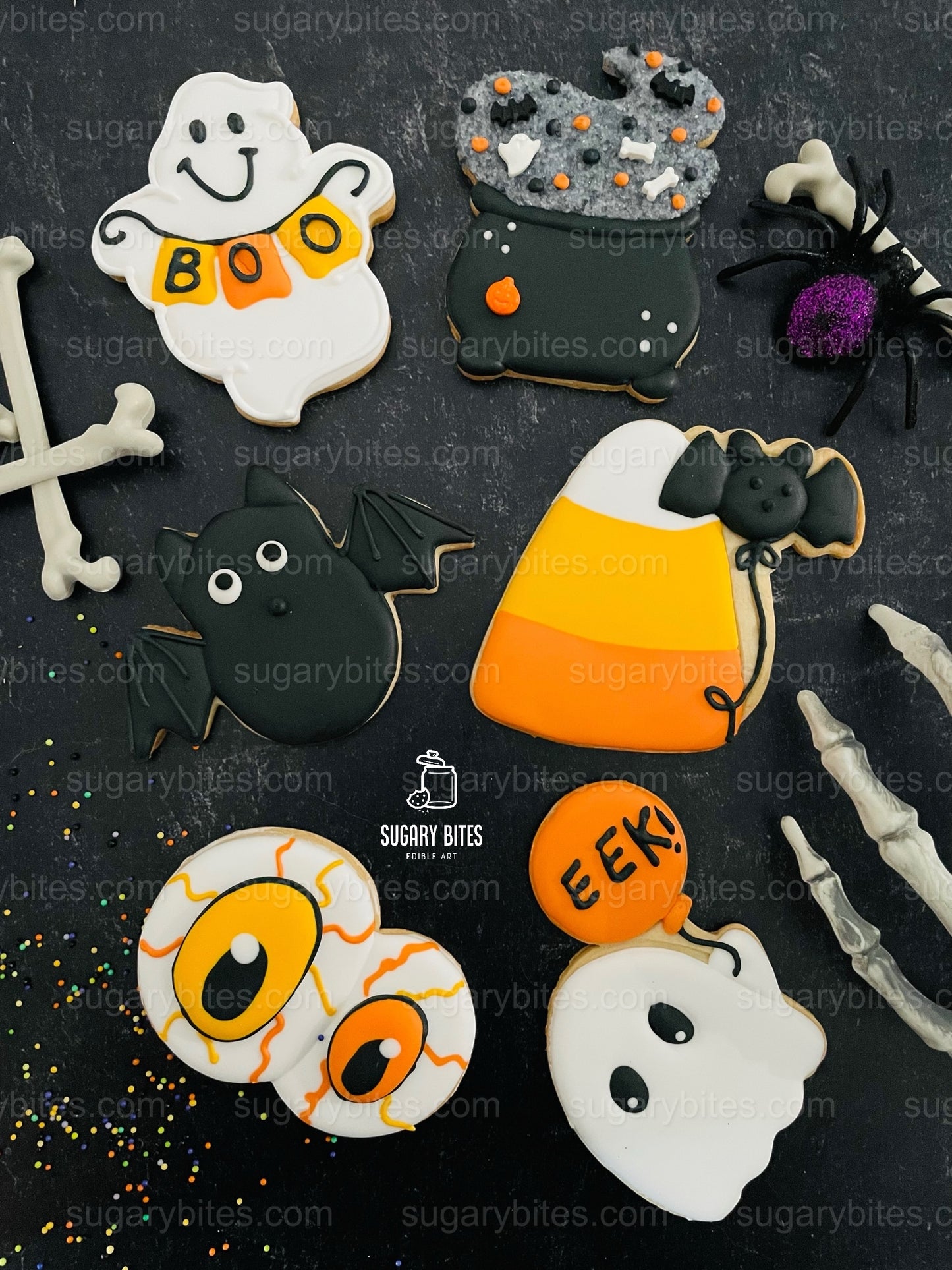 Halloween Cookie Decorating Kit – DIY Ghost, Bat & Candy Corn Cookies | Fun Spooky Activity for Kids & Families