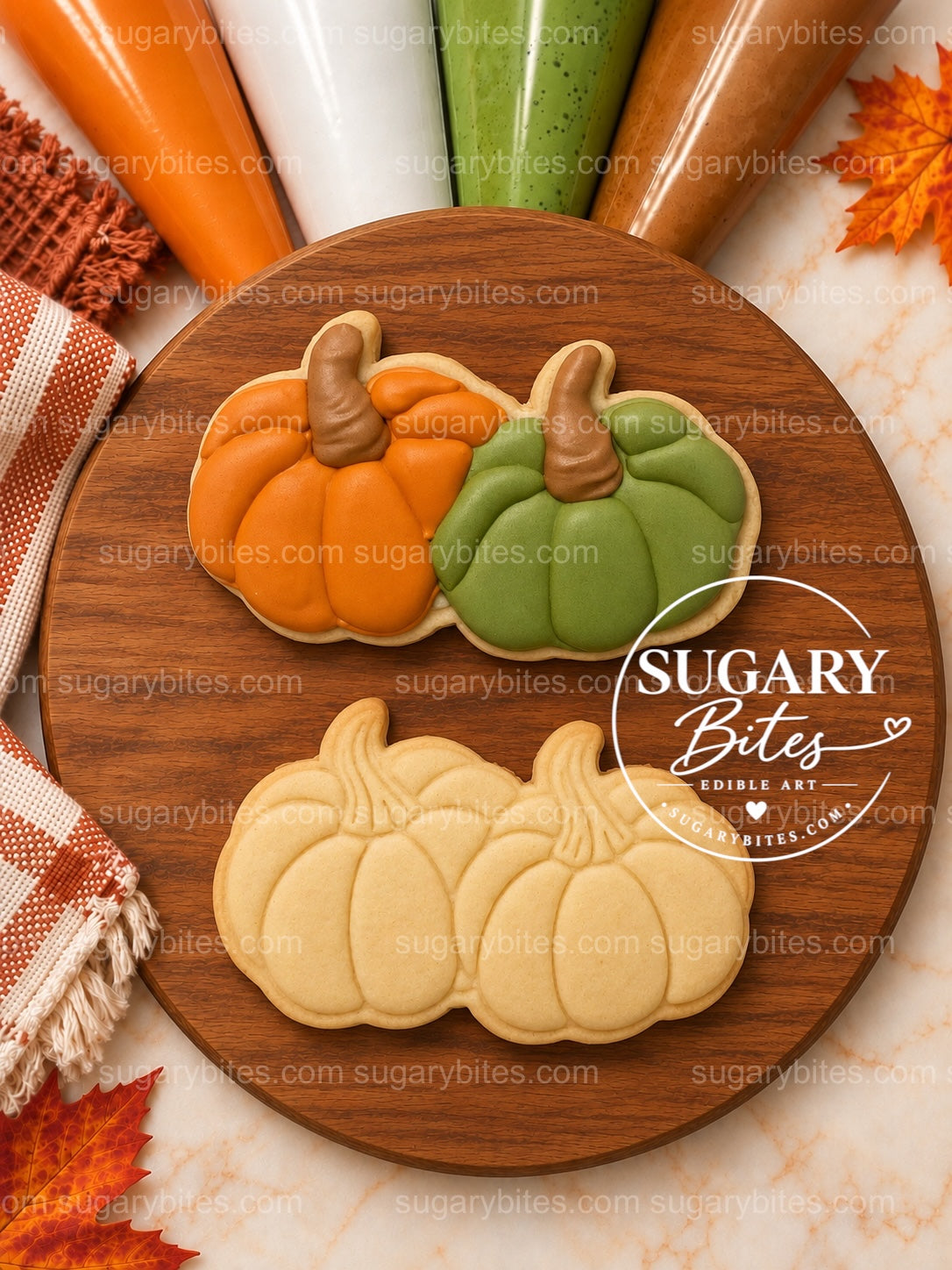 Fall Cookie Decorating Kit, Thanksgiving Cookie Kit, Pumpkin Cookie Kit, Autumn Baking Activity, DIY Family Party, Kids Holiday Gift
