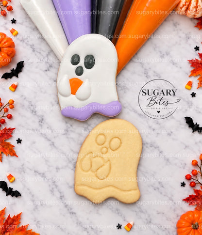 Halloween Cookies | Halloween Cookie Decorating Kit for 12 | Royal Icing & Sprinkles | Large Cookies |