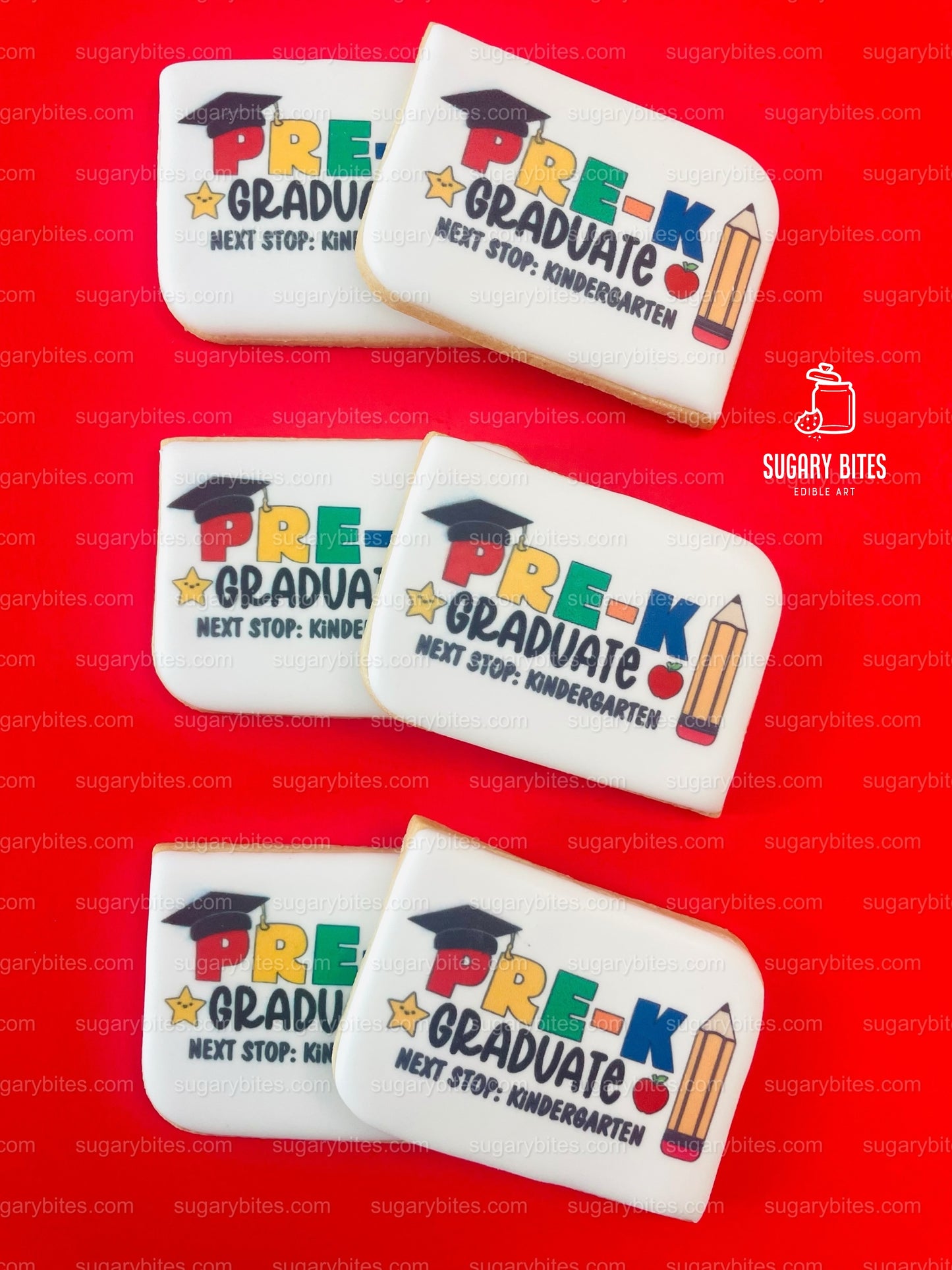 Pre-K Cookies, Pre-K Graduation Gift, Edible Photo Cookies, (Includes 12 Cookies), Pre-K favors, Pre-K Grad.