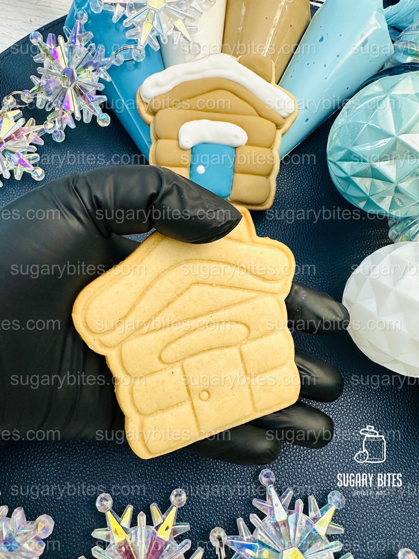 Winter Cookie Kit, Winter Wonderland Cookie Decorating Kit, DIY Christmas Cookie Set | Holiday Activity | Snow Theme Cookies | Holiday Kit