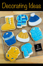 Load image into Gallery viewer, Winter Cookie Decorating Kit, Winter DIY Cookie Kit, (Large Cookies) ***INCLUDES 24 ITEMS*** With 4 Icing Bags &amp; 3 Deluxe Sprinkle!!
