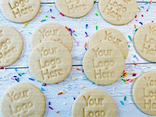 Load image into Gallery viewer, Logo Cookie Kit, Logo Custom Cookie Kit, ** INCLUDES 24 ITEMS** (Large Cookies) …Choose your Sprinkle &amp; Icing Colors!
