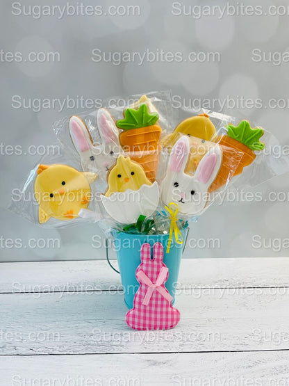 Easter Cookies, 12 LARGE COOKIES, Easter Cookies, Easter or Spring gift, party favors or any occasion!!!