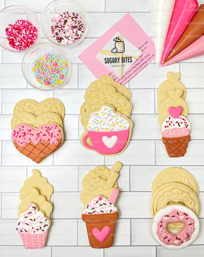 Sweet Treat Cookie Decorating Kit, Sweet Treat DIY cookie kit , **INCLUDES 24 ITEMS**, (Large Cookies), Deluxe Sprinkles Included with 4 Icing Bags!!!