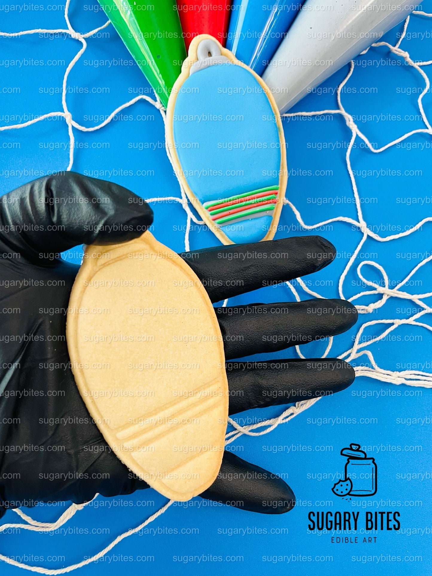 Fishing Cookie Decorating Kit, DIY Fishing Sugar Cookie Kit, **INCLUDES 25 ITEMS**, (Large Cookies)… with Deluxe Sprinkles…Plus Bonus!!!