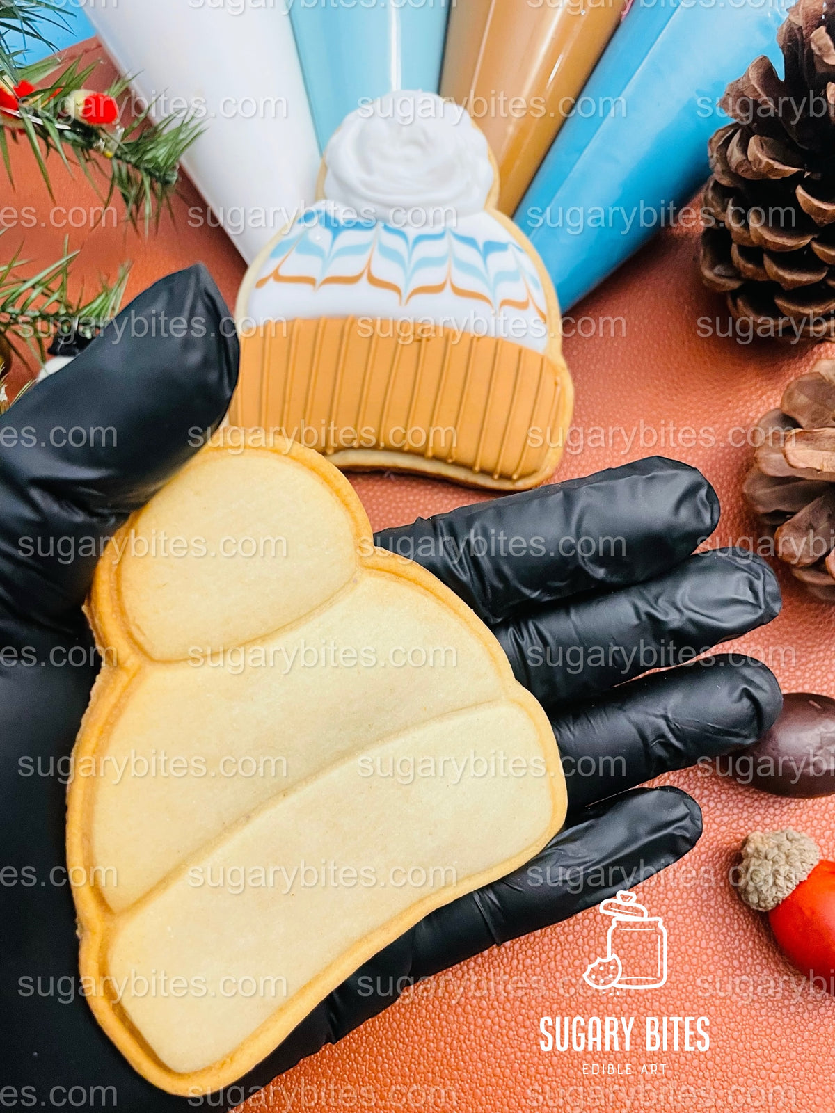Christmas Cookie Decorating Kit, Winter Theme, Icing Bags, Sprinkles