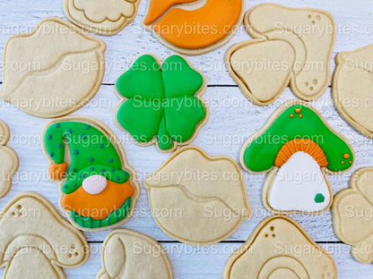 St Patricks Day Cookie Decorating Kit St. Patrick’s Day DIY Cookie Kit, **INCLUDES 23 ITEMS** (Large Cookies), Included Deluxe Sprinkles