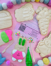 Load image into Gallery viewer, Easter Cookie Decorating Kit, DIY Spring Sugar Cookie Decorating Kit, **INCLUDES 24 ITEMS**, (Large Cookies)… with Deluxe Sprinkles!!!
