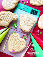Load image into Gallery viewer, Valentine’s Day Cookie Decorating Kit, Heart DIY Cookie Kit, **INCLUDES 24 ITEMS** (Large Cookies), Deluxe Sprinkles Included!!!
