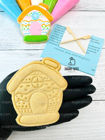 Easter Cookie Decorating Kit, Easter Spring DIY Sugar Cookie Kit, **INCLUDES 24 ITEMS**, (Extra Large Cookies) With 5 Icing Bags!!!