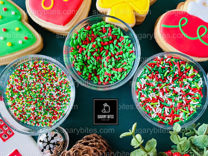 Christmas DIY Cookie Decorating Kit – Holiday Sugar Cookies with Sprinkles & Icing | Family Fun Activity |