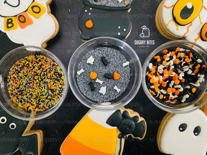Halloween Cookie Decorating Kit – DIY Ghost, Bat & Candy Corn Cookies | Fun Spooky Activity for Kids & Families