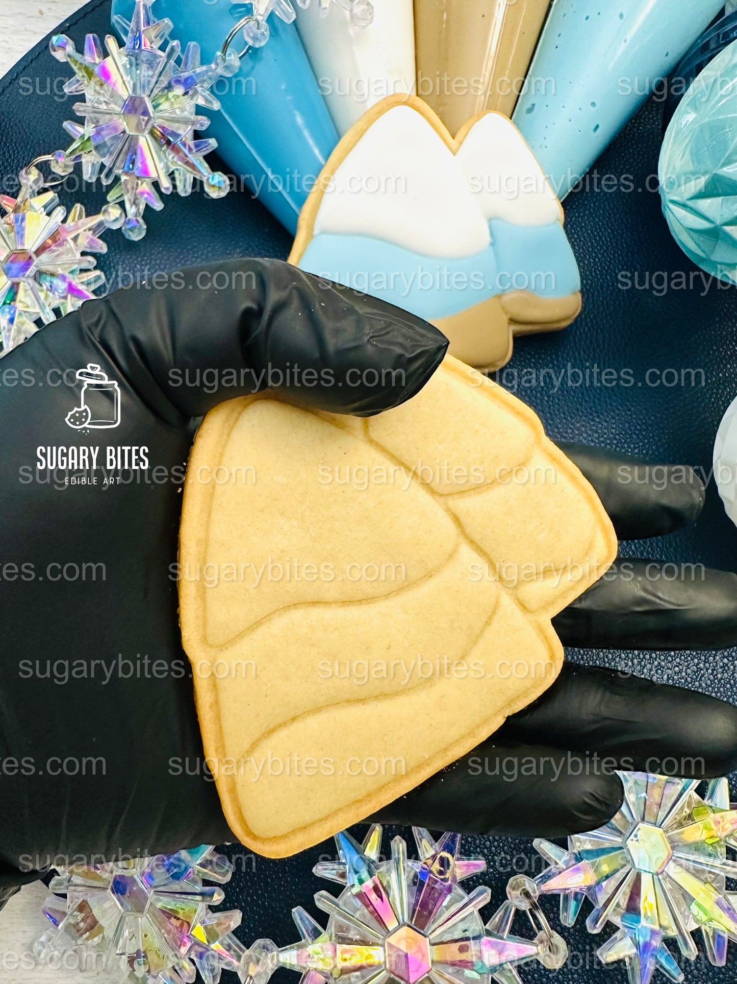 Winter Cookie Kit, Winter Wonderland Cookie Decorating Kit, DIY Christmas Cookie Set | Holiday Activity | Snow Theme Cookies | Holiday Kit