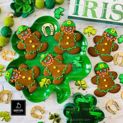St. Patrick Cookies – 12 Hand-Decorated Cookies – Sugar Vanilla or Gluten-Free Option – Individually Sealed