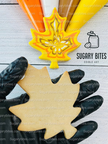 Fall Cookie Decorating Kit, Fall DIY Decorating Cookies Kit, (Large Cookies), **INCLUDES 24 ITEMS**, with 4 Icing Bags and 3 Sprinkles!