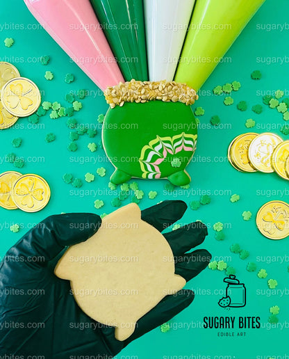 St Patrick’s Day Cookie Decorating Kit, St. Patrick’s Day DIY Cookie Kit, **INCLUDES 24 ITEMS** (Large Cookies), Included Deluxe Sprinkles