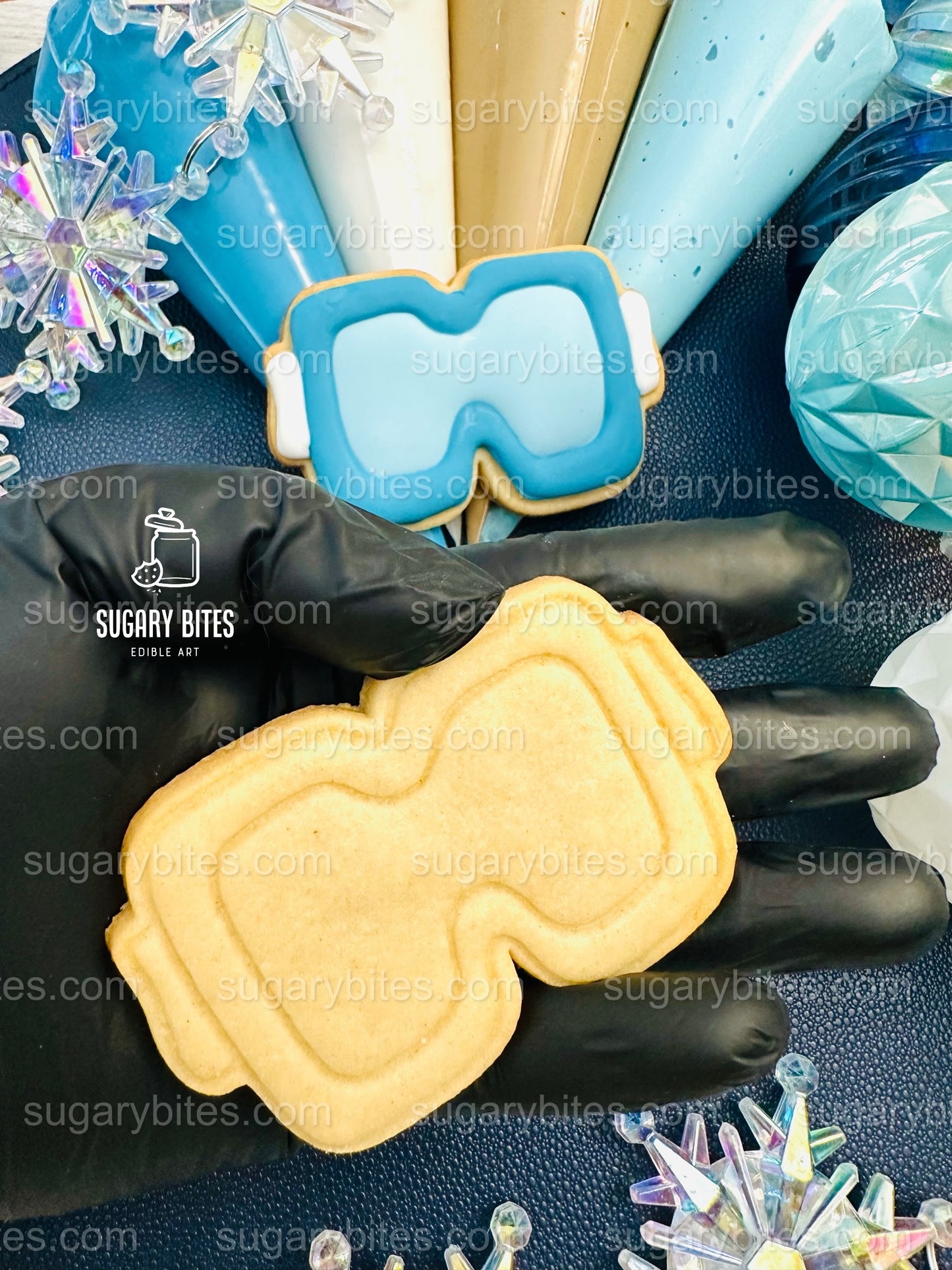 Winter Cookie Kit, Winter Wonderland Cookie Decorating Kit, DIY Christmas Cookie Set | Holiday Activity | Snow Theme Cookies | Holiday Kit