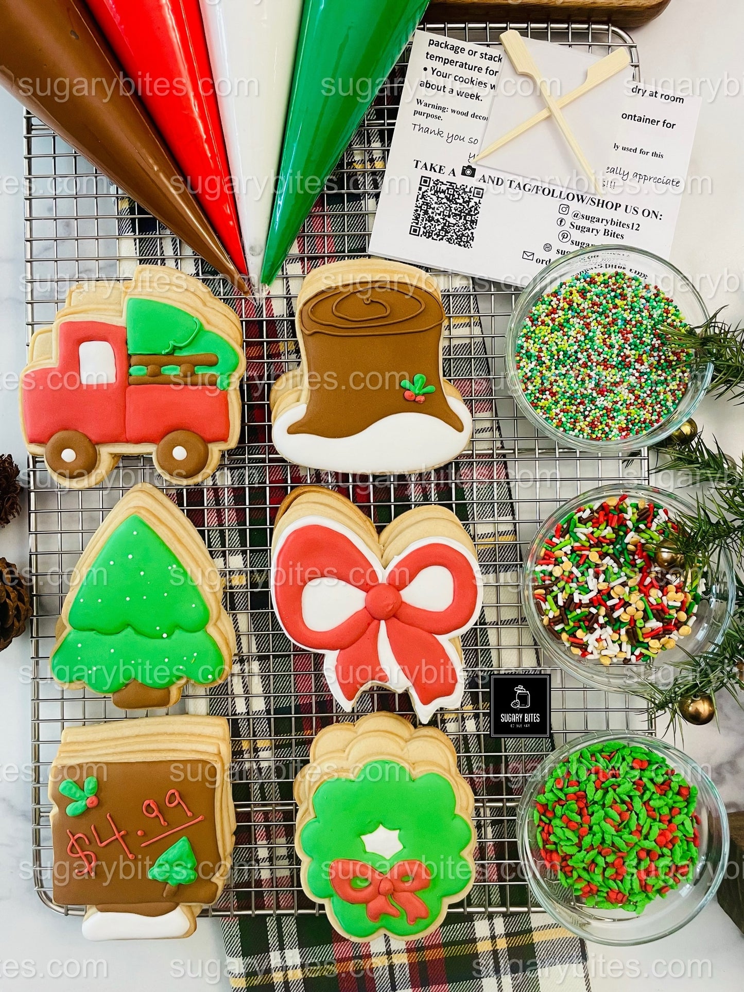 DIY Christmas Cookie Decorating Kit – Holiday Fun for Families, Gifts & Parties