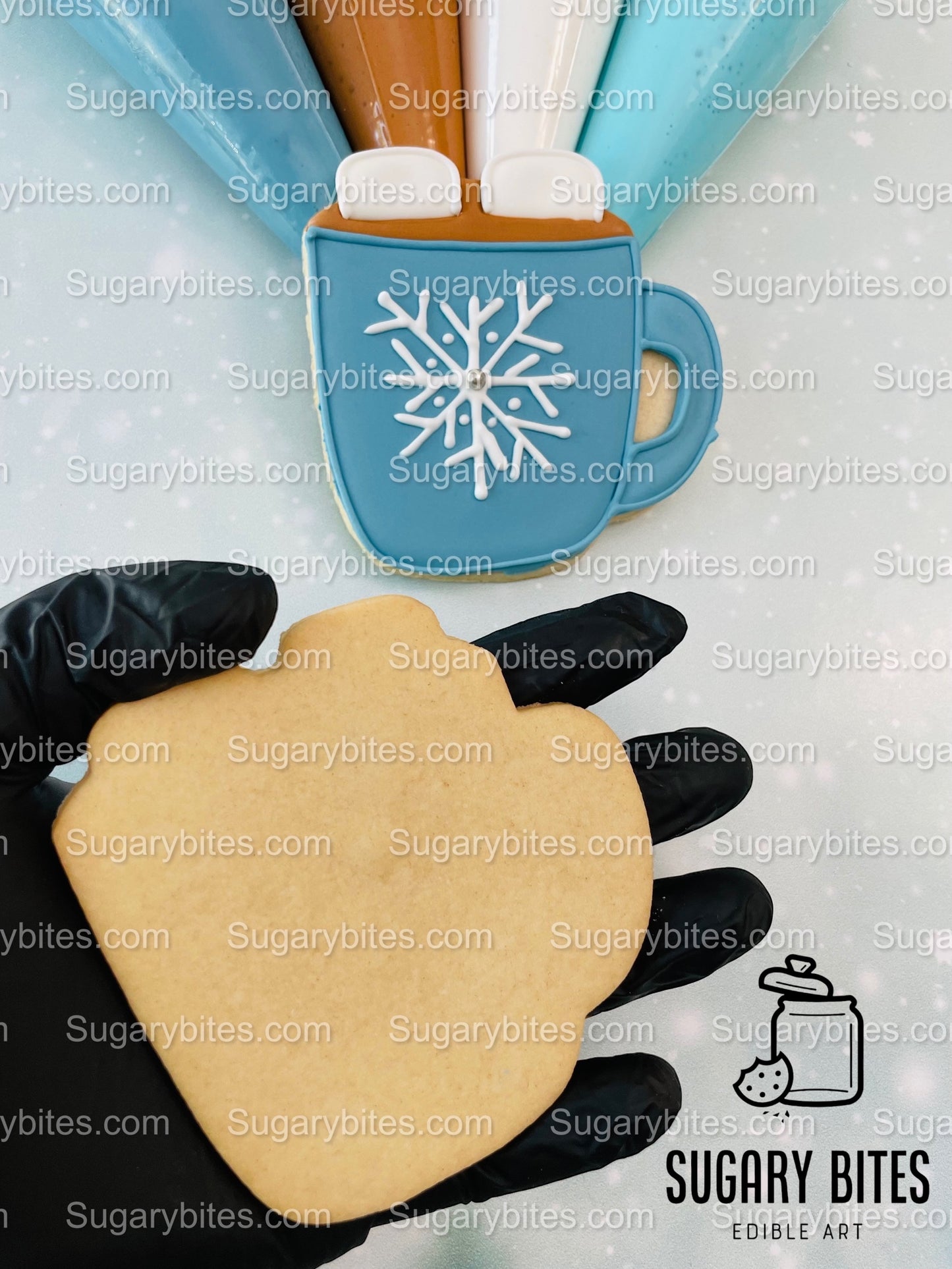 Winter Cookie Decorating Kit, Winter DIY Cookie Kit, (Large Cookies) ***INCLUDES 24 ITEMS*** With 4 Icing Bags & 3 Deluxe Sprinkle!!