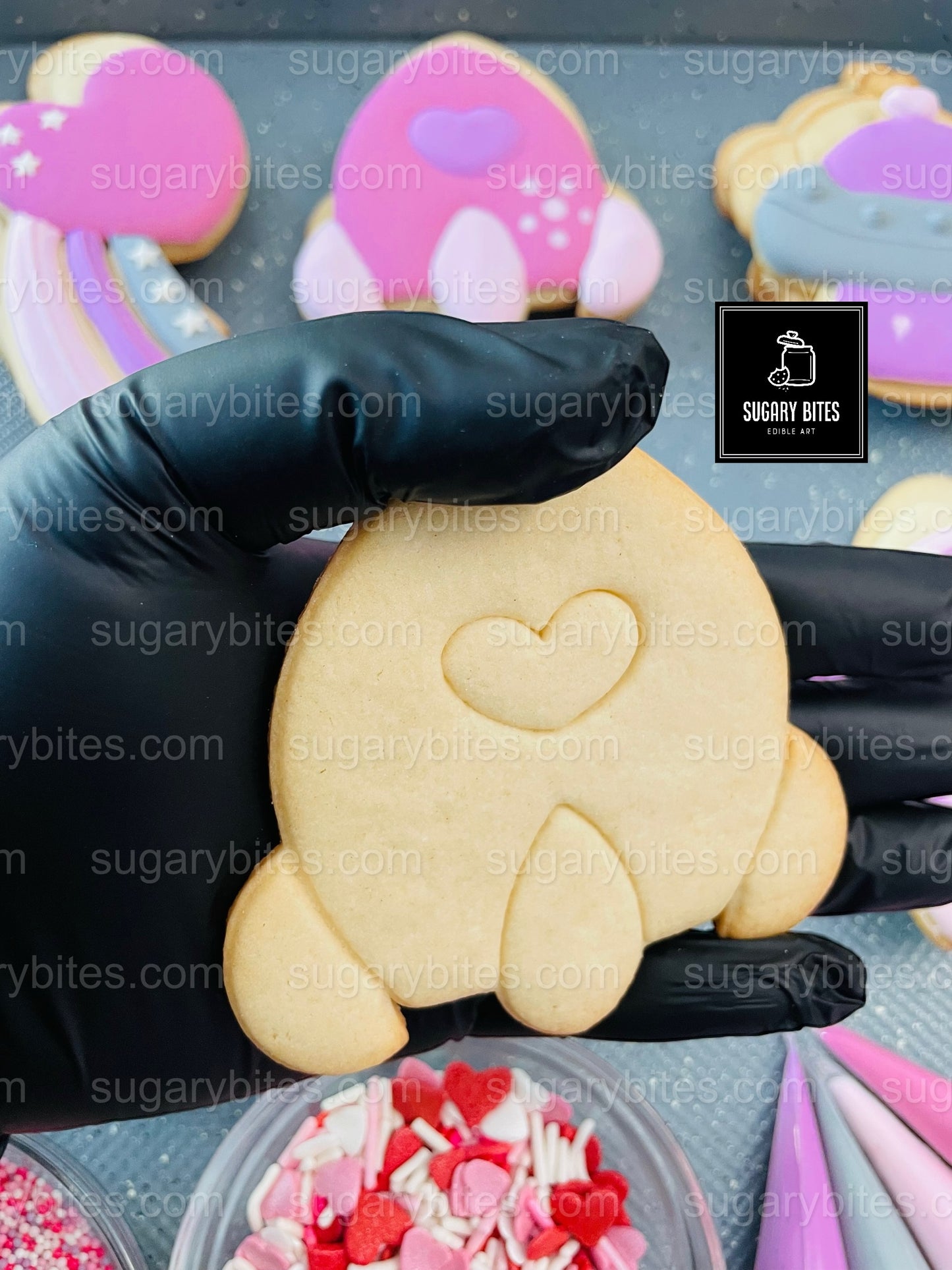 Valentine’s Day Cookie Decorating Kit | Space Cookies | Alien Cookies | Sugar Vanilla or Gluten-Free | INCLUDES 24 ITEMS*(Large Cookies)