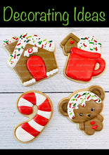 Load image into Gallery viewer, Christmas Cookie Decorating Kit, Christmas DIY Cookie Kit, (Large Cookies), ***INCLUDES 24 ITEMS*** W/ 3 Deluxe Sprinkles and 4 Icing Bags.
