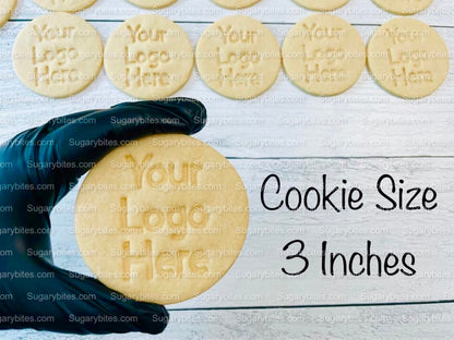 Logo Cookie Kit, Logo Custom Cookie Kit, ** INCLUDES 24 ITEMS** (Large Cookies) …Choose your Sprinkle & Icing Colors!