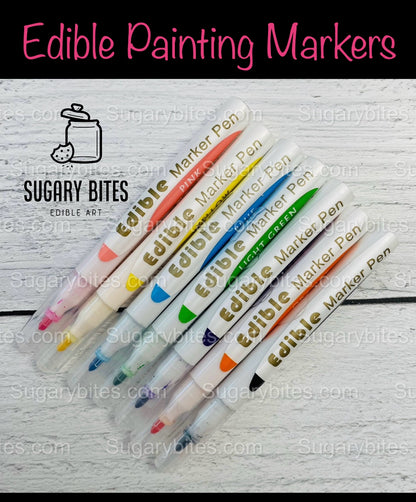 Easter Cookie Coloring Kit with 12 Cookies and 7 Edible Ink Markers, Color your own Easter Sugar Cookies Kit