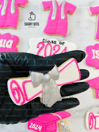 Graduation Cookies, Graduation Party, (Large Cookies), includes 12 decorated cookies!!