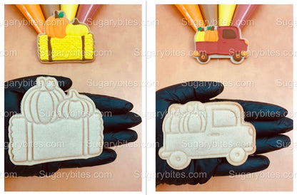 Fall Cookie Decorating Kit, Fall DIY Decorating Cookies Kit, (Large Cookies), **INCLUDES 24 ITEMS**, with 4 Icing Bags and 3 Sprinkles!!!…with FREE SHIPPING!!!