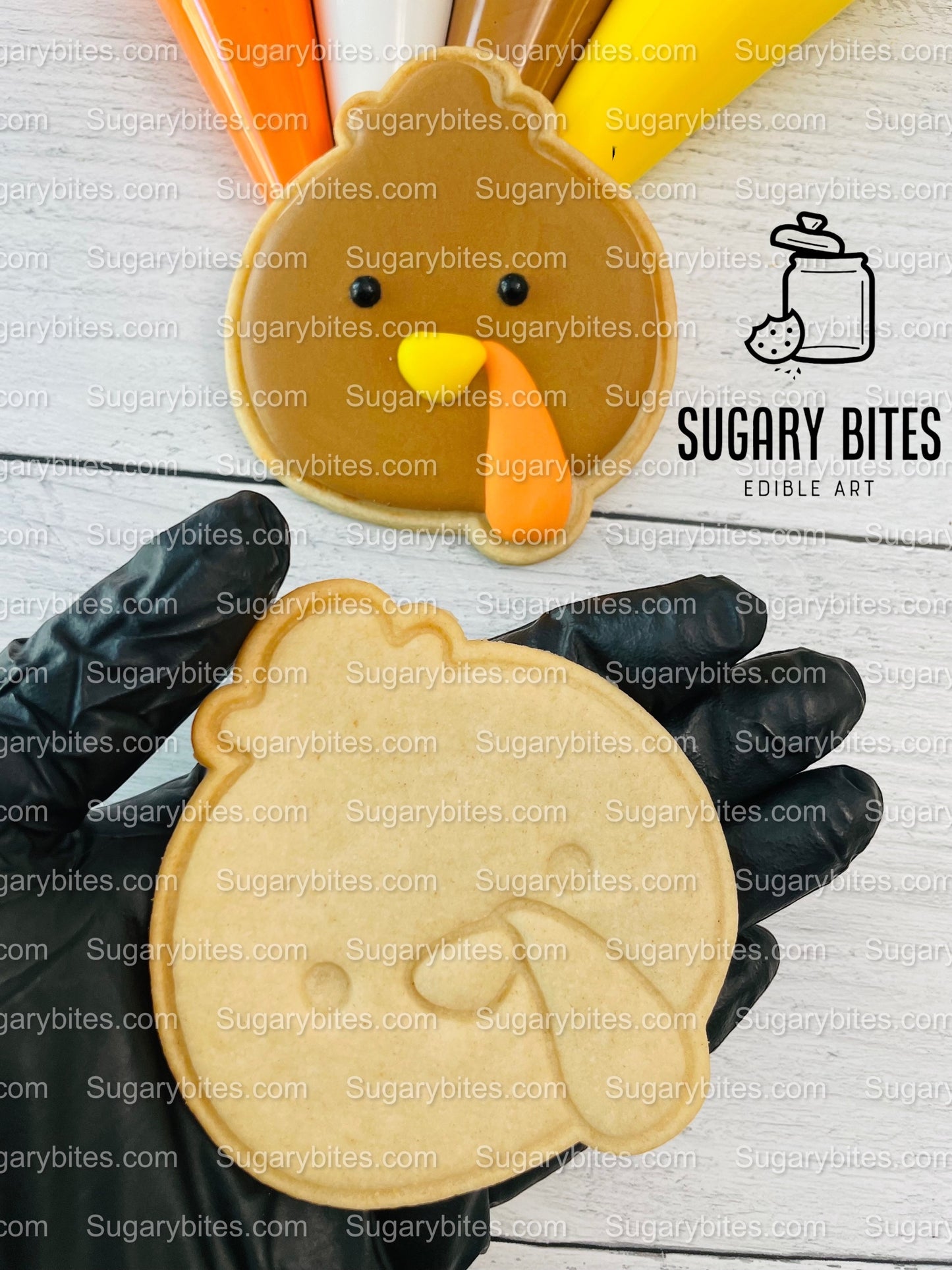 Fall Cookie Decorating Kit, Fall DIY Decorating Cookies Kit, (Large Cookies), **INCLUDES 24 ITEMS**, with 4 Icing Bags and 3 Sprinkles!