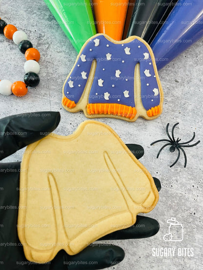 Spooky Sweater Cookie Decorating Kit, Halloween Ugly Sweaters, (Large Cookies)***INCLUDES 24 ITEMS** With 4 Icing Bags & 3 Deluxe Sprinkle!