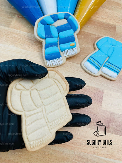 Winter Cookie Decorating Kit, Winter DIY Cookie Kit, (Large Cookies) ***INCLUDES 24 ITEMS*** With 4 Icing Bags & 3 Deluxe Sprinkle!!