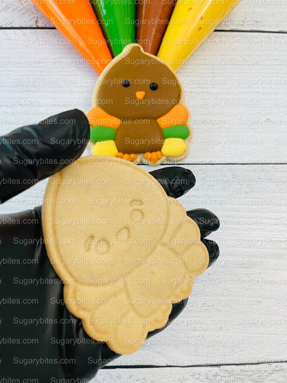 Fall Cookie Decorating Kit, ***INCLUDES 24 ITEMS*** (Large Cookies),Zoom Party Favors, W/ 4 Icing Bags and 3 Deluxe Sprinkles!