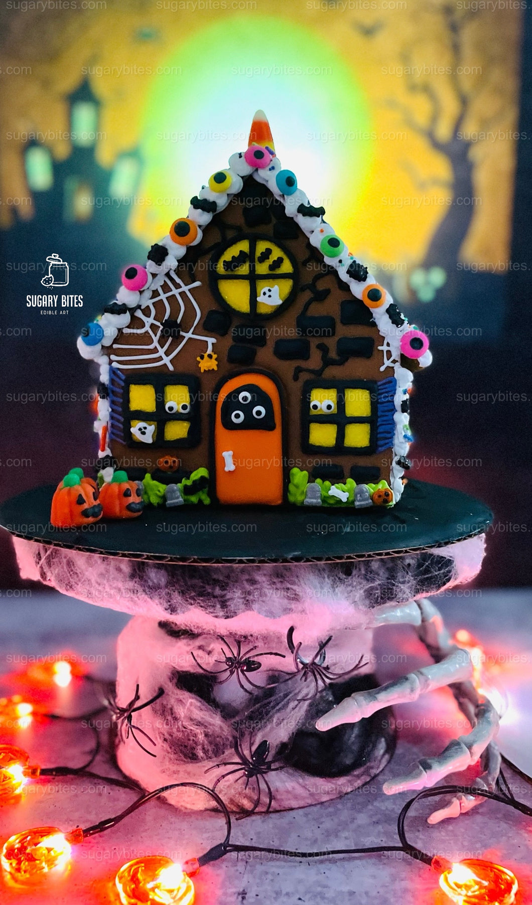 Halloween Haunted House Cookie Decorating Kit, (Large Cookies), ***INCLUDES 35 ITEMS***With 5 Icing Bags & 16 different Deluxe Sprinkles