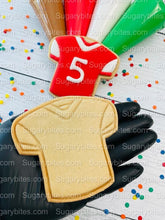 Load image into Gallery viewer, Super Bowl Cookie Decorating Kit, Sport DIY Sugar Cookie Decorating Kit, Baseball Cookie Kit, **INCLUDES 24 ITEMS**, (Large Cookies)
