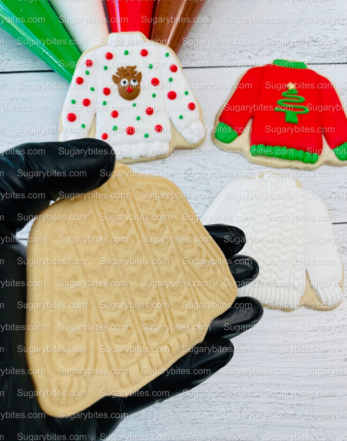 Christmas Cookie Decorating Kit, Christmas DIY Cookie Kit, (Large Cookies), ***INCLUDES 26 ITEMS*** with Free Bonus!!