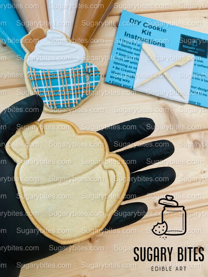 Winter Cookie Decorating Kit, Winter DIY Cookie Kit, (Large Cookies) ***INCLUDES 24 ITEMS*** With 4 Icing Bags & 3 Deluxe Sprinkle!