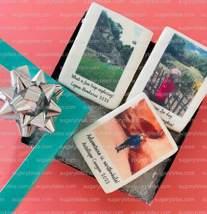 Polaroid Photos, (Large Cookies), Set of 12 Personalized Edible Photo Cookies, Customizable Printed Vanilla Sugar Cookie, Highly Detailed Edible Image!