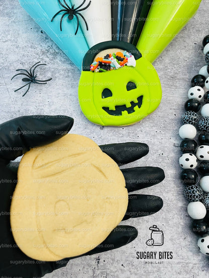 Halloween Cookie Decorating Kit, DIY Cookie Kit, (Large Cookies) ***INCLUDES 24 ITEMS*** With 4 Icing Bags & 3 Deluxe Sprinkle!!!