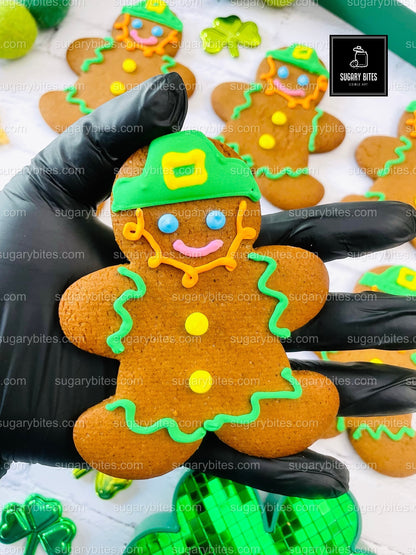 St. Patrick Cookies – 12 Hand-Decorated Cookies – Sugar Vanilla or Gluten-Free Option – Individually Sealed