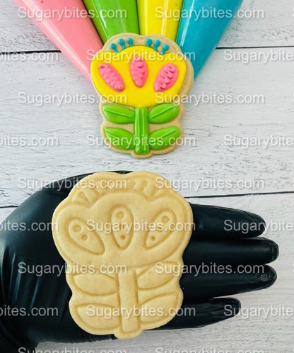 Flower Cookie Decorating Kit, DIY Flower Cookie Decorating Kit, Spring/Easter Diy cookie kit, **INCLUDES 24 ITEMS** (Large Cookies)