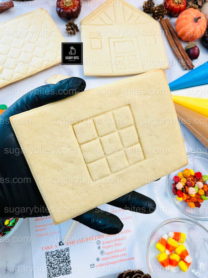 Fall Gingerbread House Cookie Decorating Kit, DIY Cookie Kit, (Large Cookies), ***INCLUDES 30 ITEMS***With 5 Icing Bags & 11 Deluxe Sprinkles