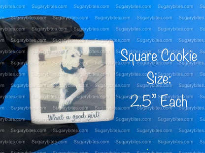 Photo cookies, Set of 12 Personalized Edible Photo Cookies, Custom Cookies, Birthday, Wedding, Holiday, Corporate Gift, Party Favors & more!