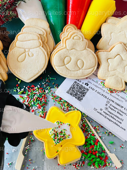 Christmas DIY Cookie Decorating Kit – Holiday Sugar Cookies with Sprinkles & Icing | Family Fun Activity |