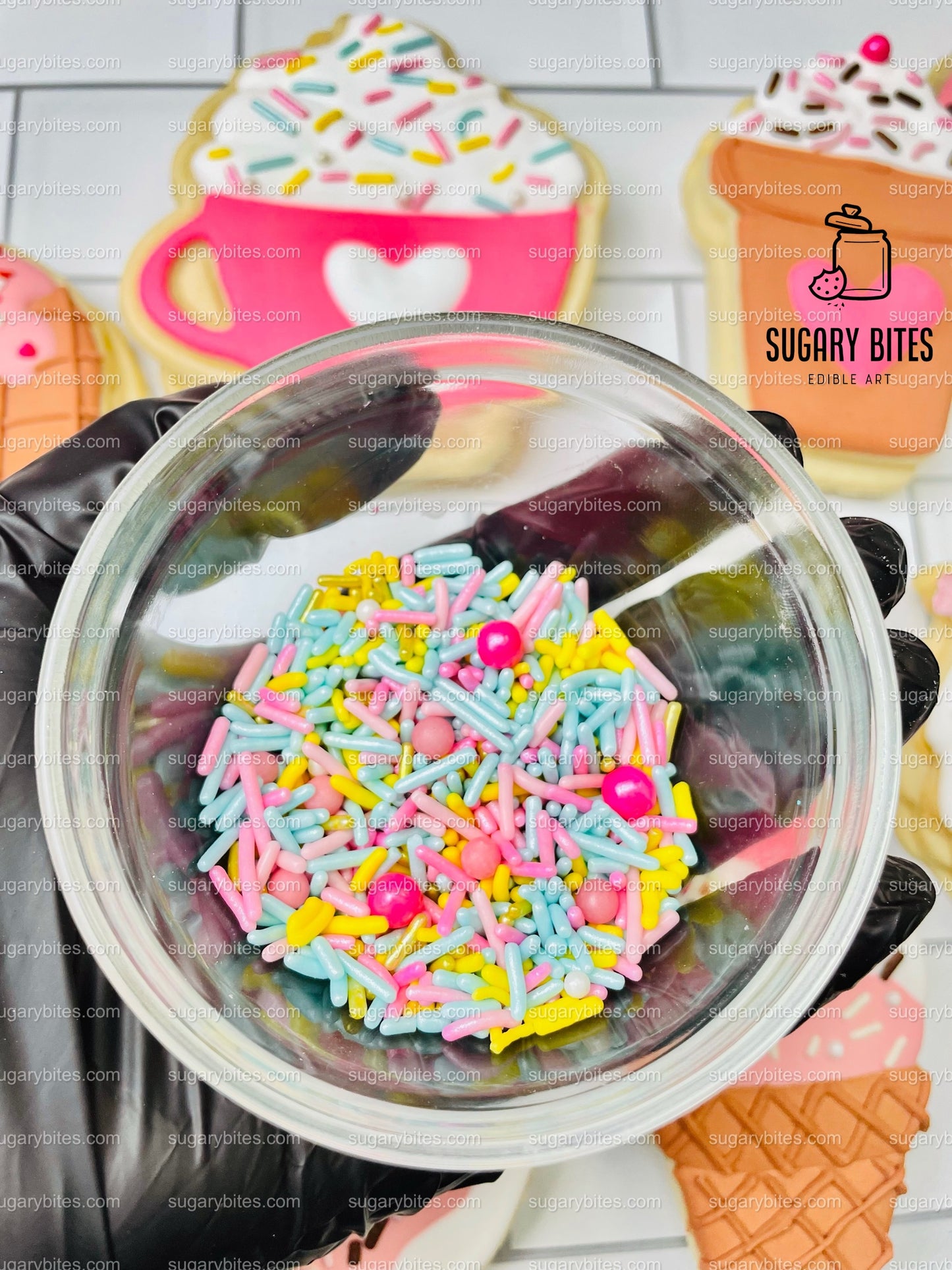 Sweet Treat Cookie Decorating Kit, Sweet Treat DIY cookie kit , **INCLUDES 24 ITEMS**, (Large Cookies), Deluxe Sprinkles Included with 4 Icing Bags!!!