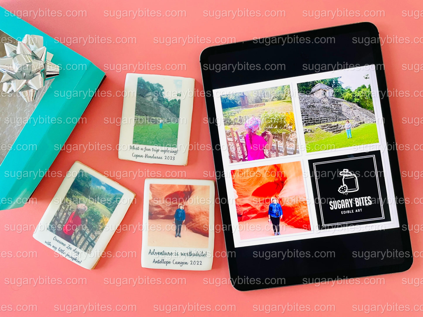 Polaroid Photos, (Large Cookies), Set of 12 Personalized Edible Photo Cookies, Customizable Printed Vanilla Sugar Cookie, Highly Detailed Edible Image!