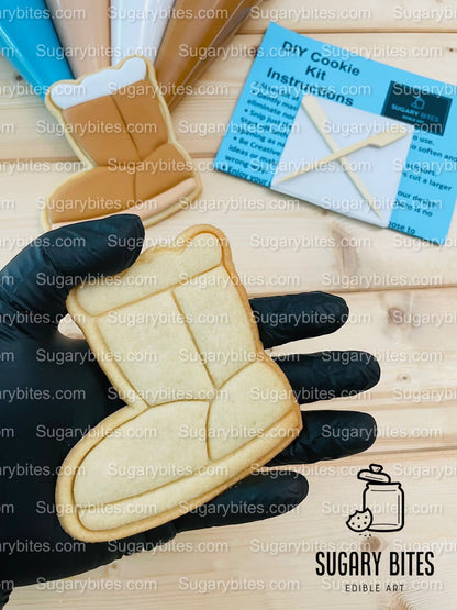 Winter Cookie Decorating Kit, Winter DIY Cookie Kit, (Large Cookies) ***INCLUDES 24 ITEMS*** With 4 Icing Bags & 3 Deluxe Sprinkle!
