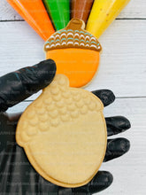 Load image into Gallery viewer, Fall Cookie Decorating Kit, ***INCLUDES 24 ITEMS*** (Large Cookies),Zoom Party Favors, W/ 4 Icing Bags and 3 Deluxe Sprinkles!
